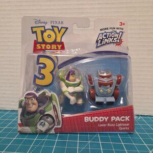 Disney Pixar Toy Story Action Links Buddy Pack Lazer Buzz Lightyear Sparks